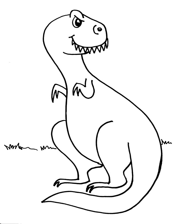 着色页: 恐龙 (动物) #5560 - 免费可打印着色页