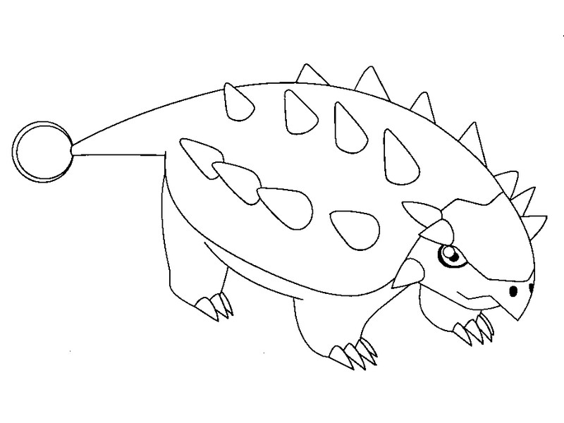 着色页: 恐龙 (动物) #5583 - 免费可打印着色页
