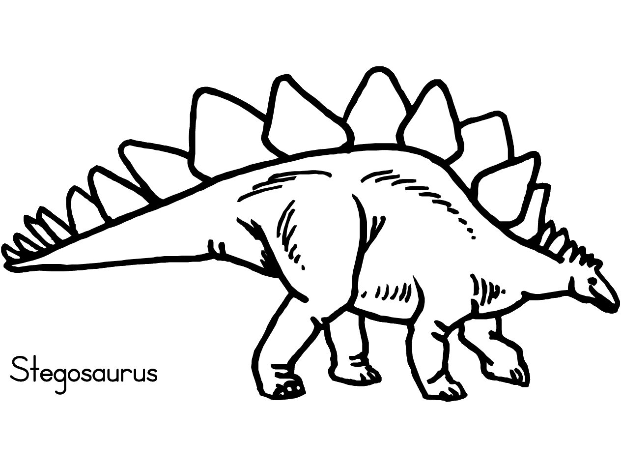 着色页: 恐龙 (动物) #5644 - 免费可打印着色页