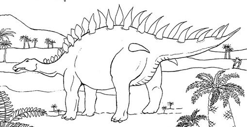 着色页: 恐龙 (动物) #5647 - 免费可打印着色页