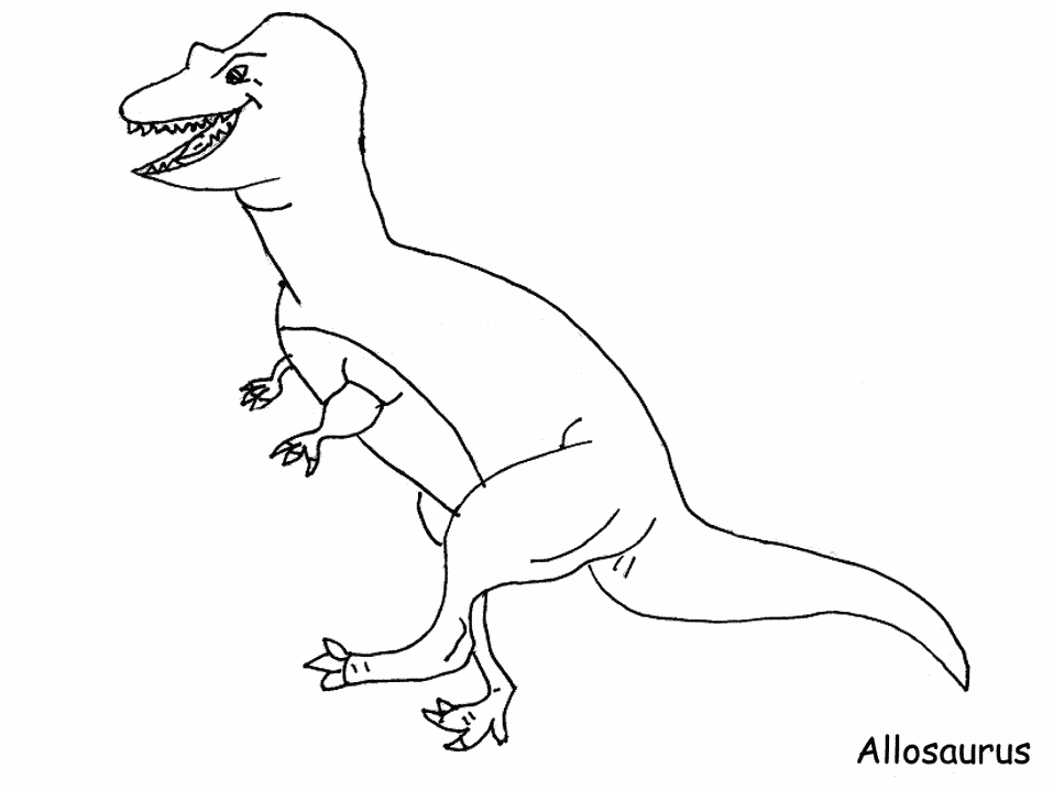 着色页: 恐龙 (动物) #5649 - 免费可打印着色页