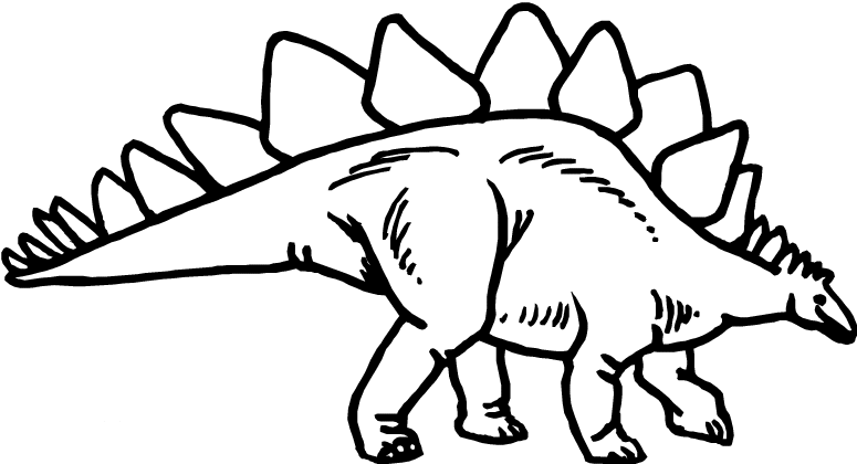 着色页: 恐龙 (动物) #5651 - 免费可打印着色页