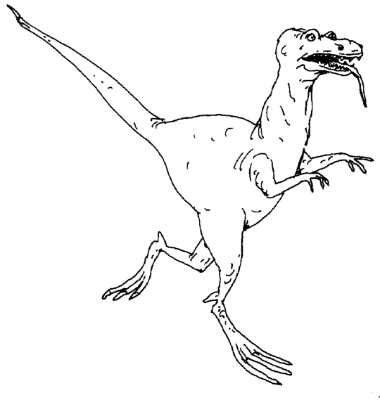 着色页: 恐龙 (动物) #5673 - 免费可打印着色页