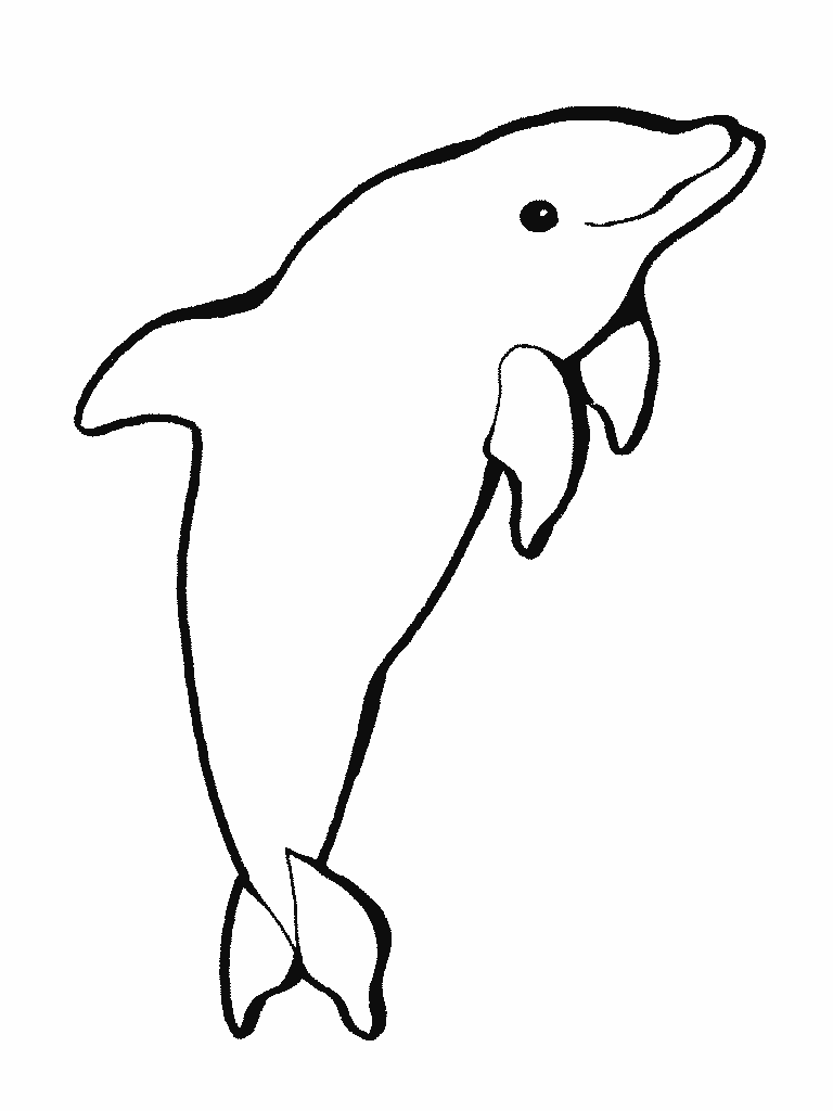 着色页: 海豚 (动物) #5151 - 免费可打印着色页
