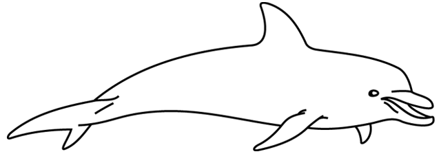 着色页: 海豚 (动物) #5224 - 免费可打印着色页