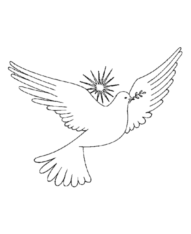 着色页: 鸽子 (动物) #3970 - 免费可打印着色页