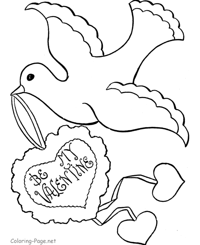 着色页: 鸽子 (动物) #3998 - 免费可打印着色页