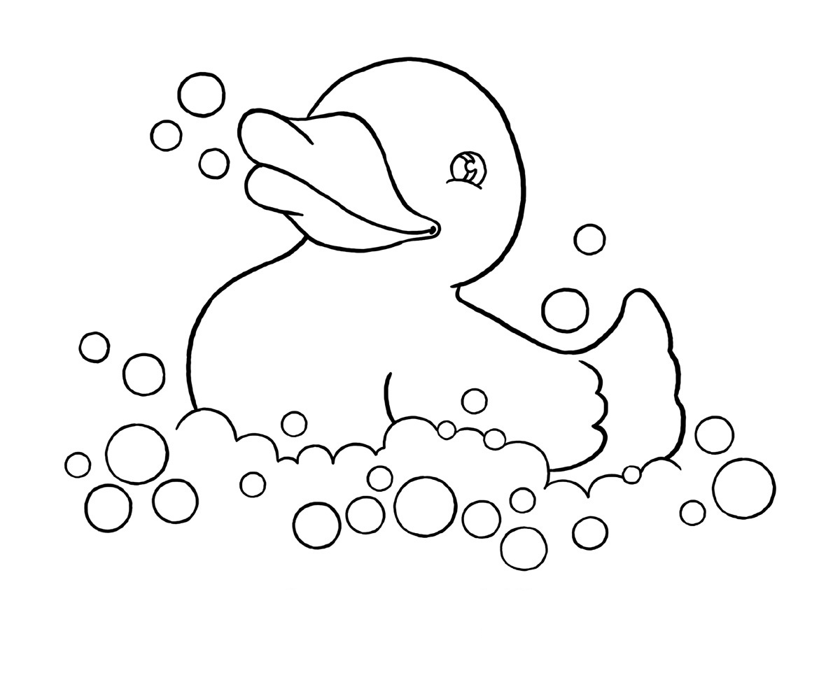 着色页: 鸭子 (动物) #1467 - 免费可打印着色页