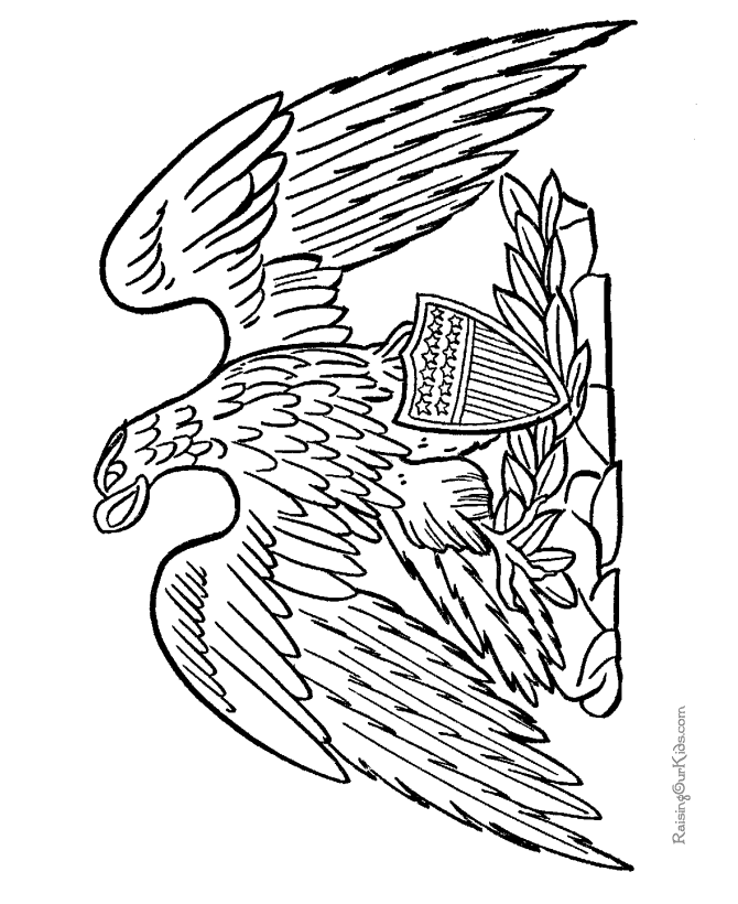 着色页: 鹰 (动物) #337 - 免费可打印着色页