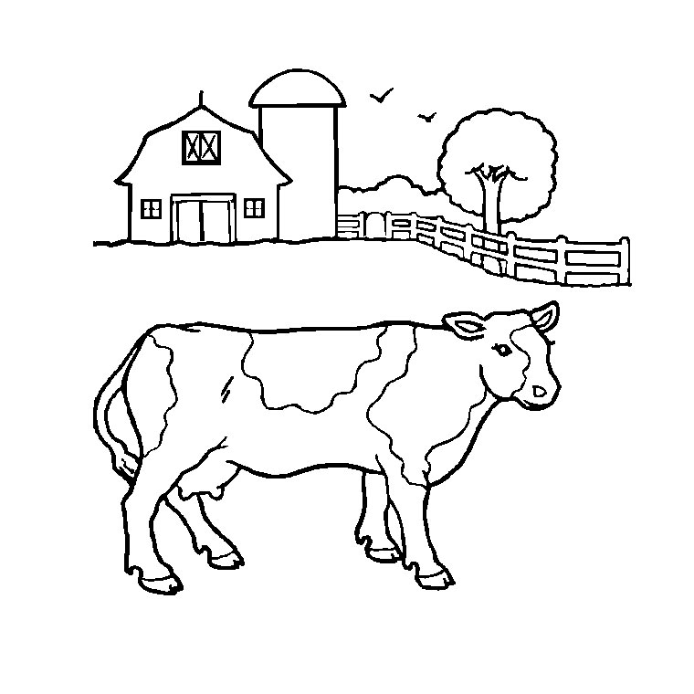 着色页: 农场动物 (动物) #21385 - 免费可打印着色页