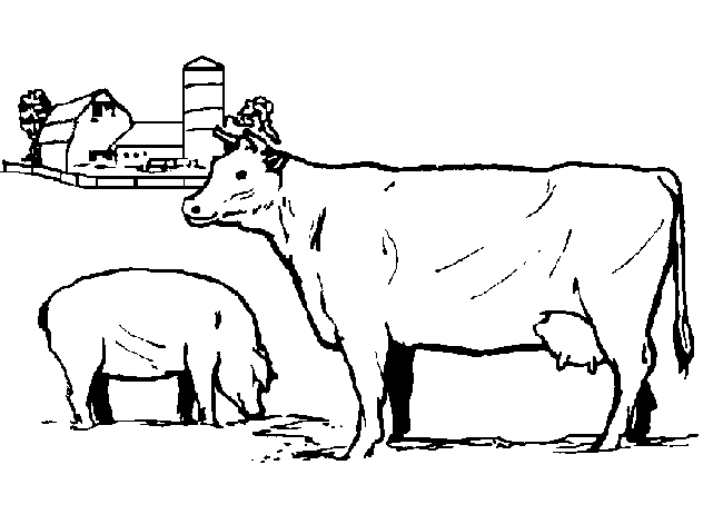 着色页: 农场动物 (动物) #21398 - 免费可打印着色页