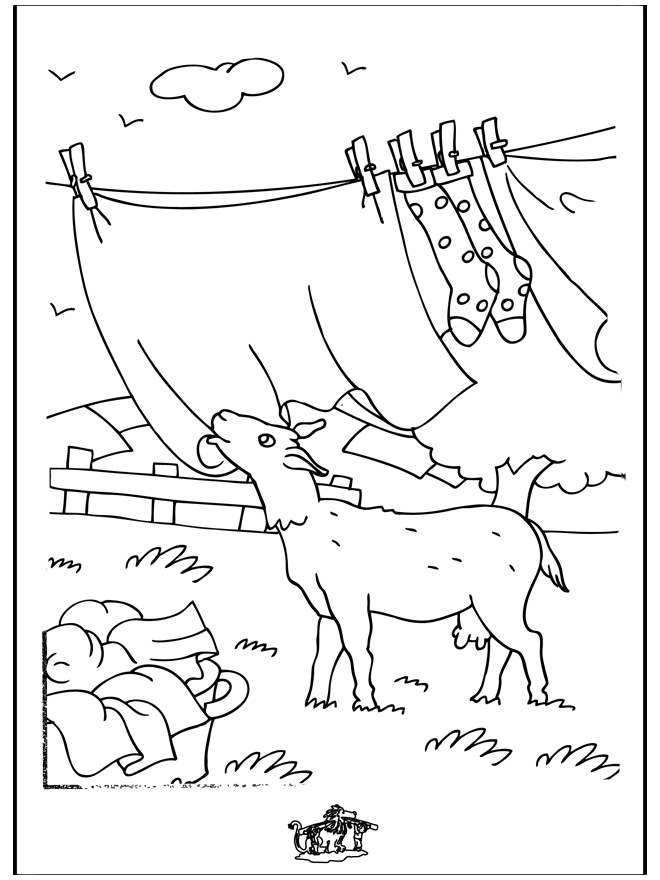着色页: 农场动物 (动物) #21650 - 免费可打印着色页