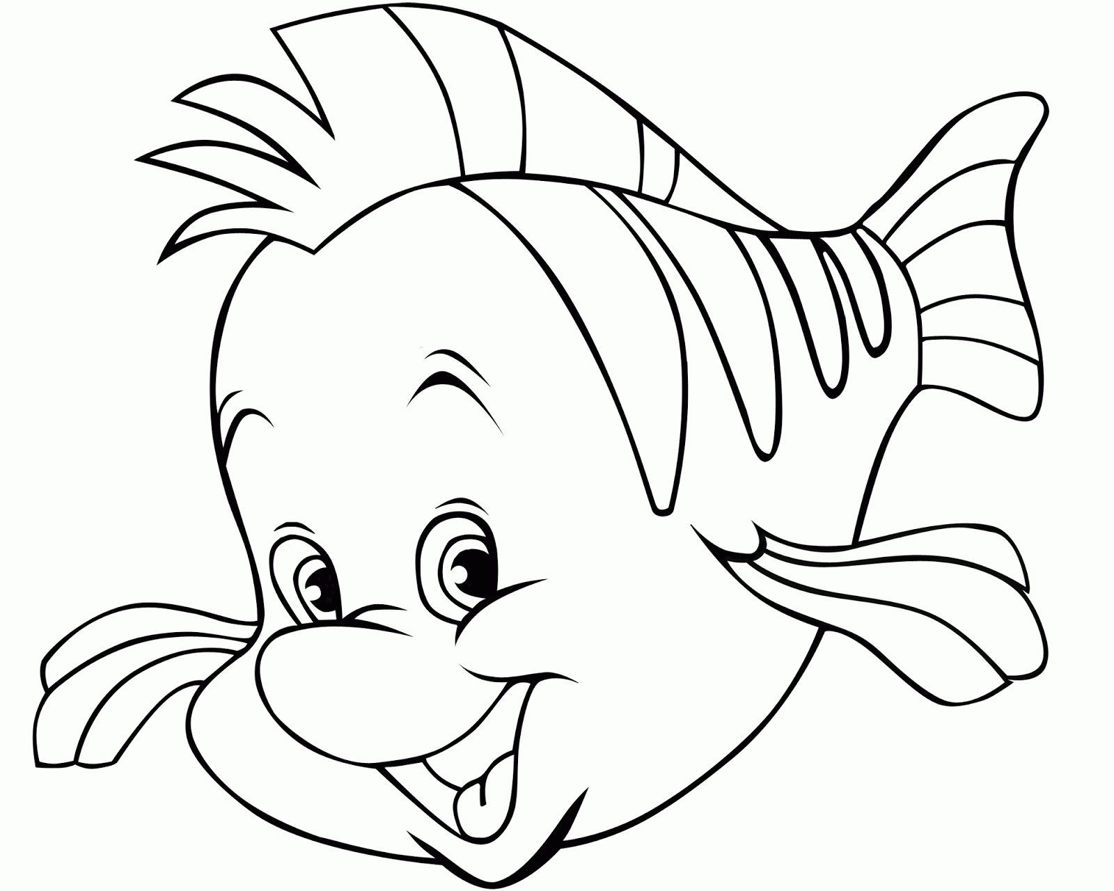 着色页: 鱼 (动物) #17022 - 免费可打印着色页