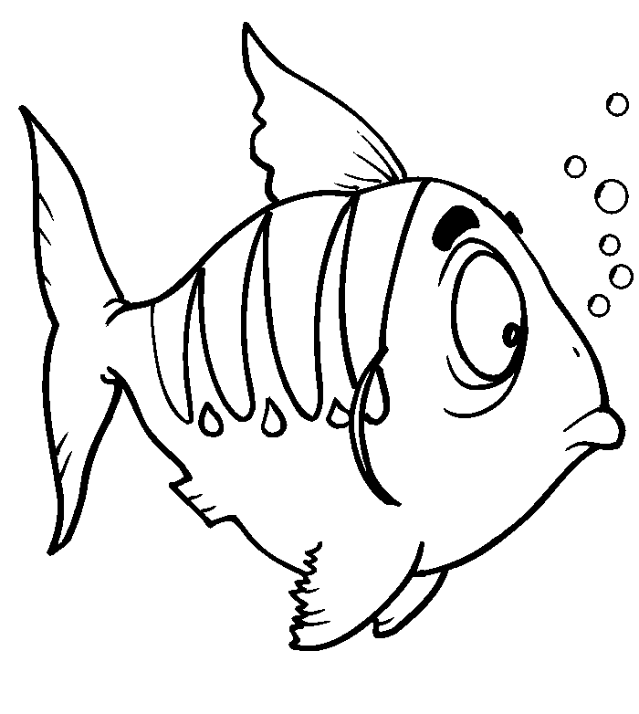 着色页: 鱼 (动物) #17025 - 免费可打印着色页