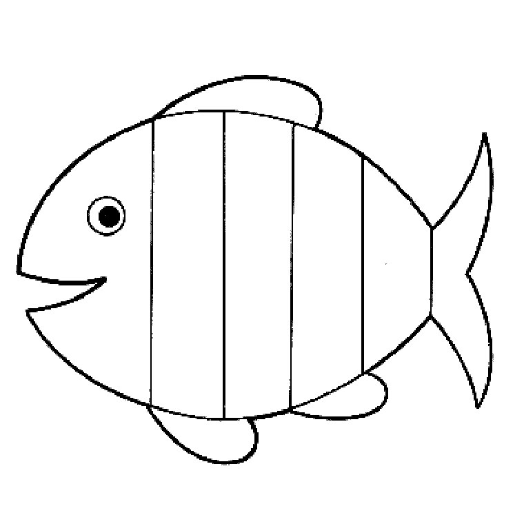 着色页: 鱼 (动物) #17027 - 免费可打印着色页