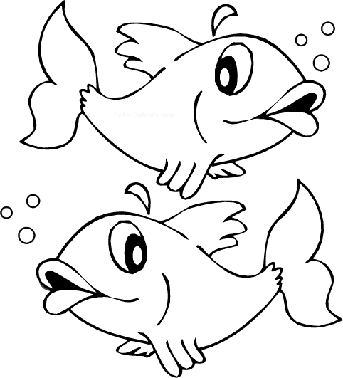 着色页: 鱼 (动物) #17042 - 免费可打印着色页