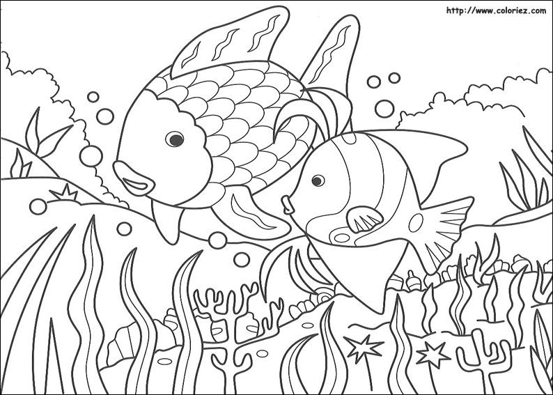 着色页: 鱼 (动物) #17049 - 免费可打印着色页