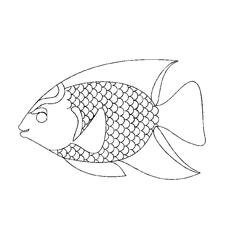 着色页: 鱼 (动物) #17153 - 免费可打印着色页