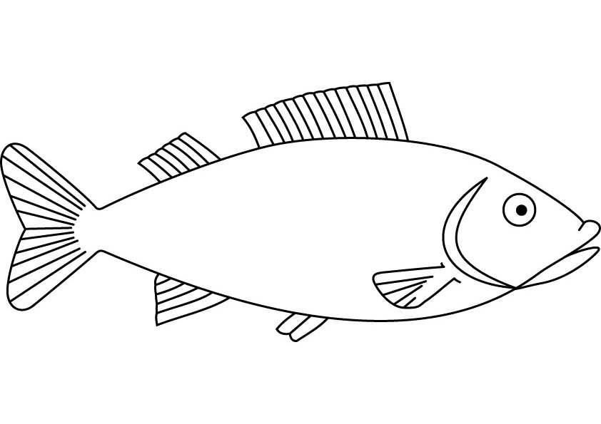 着色页: 鱼 (动物) #17171 - 免费可打印着色页