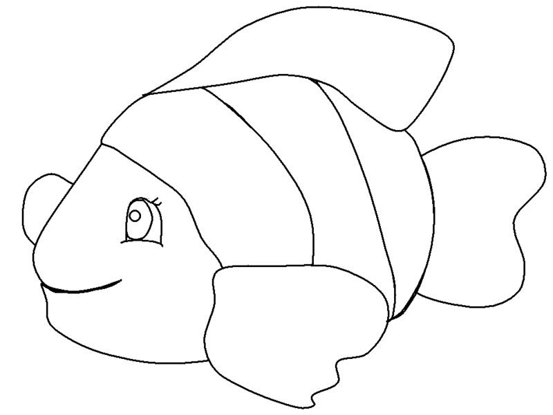 着色页: 鱼 (动物) #17189 - 免费可打印着色页