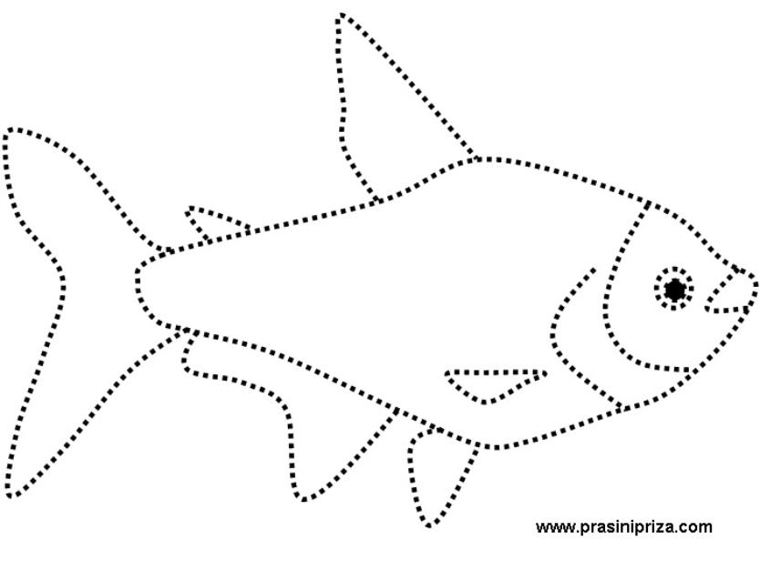 着色页: 鱼 (动物) #17205 - 免费可打印着色页
