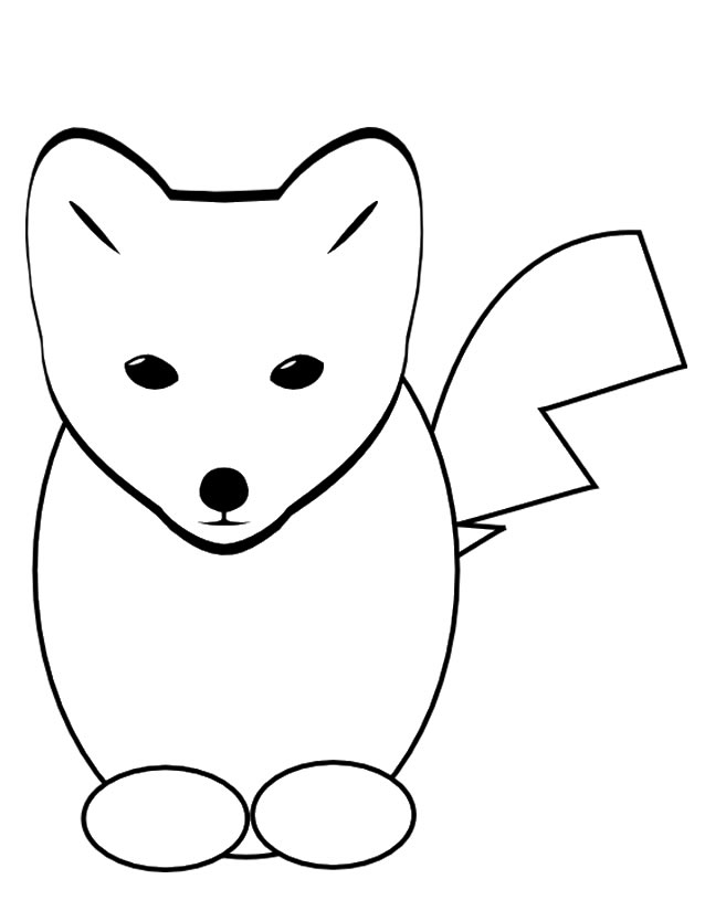 着色页: 狐狸 (动物) #14982 - 免费可打印着色页