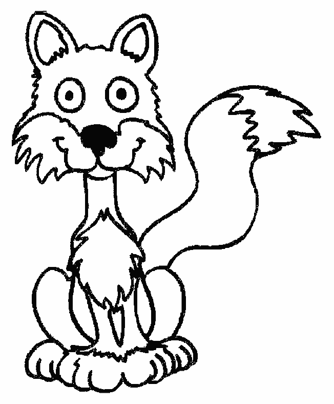 着色页: 狐狸 (动物) #14992 - 免费可打印着色页