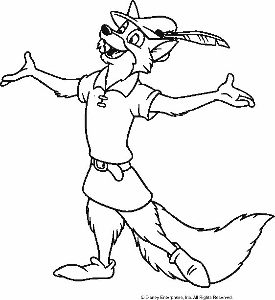 着色页: 狐狸 (动物) #15089 - 免费可打印着色页