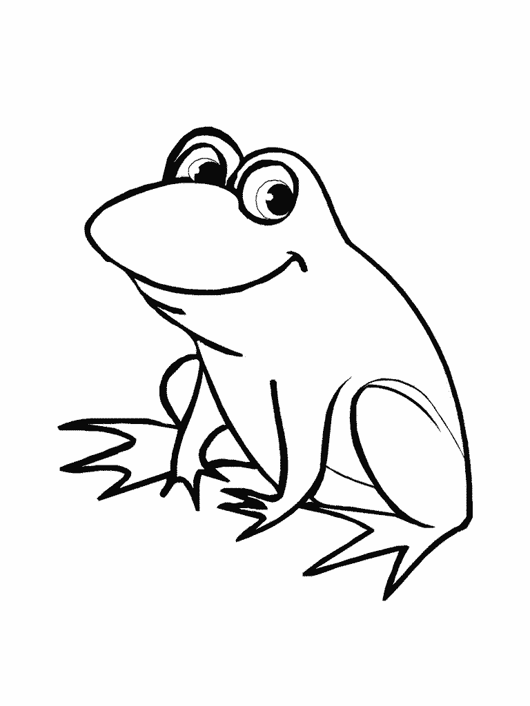 着色页: 青蛙 (动物) #7573 - 免费可打印着色页