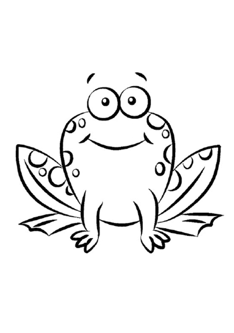 着色页: 青蛙 (动物) #7577 - 免费可打印着色页