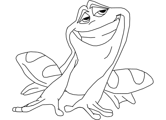 着色页: 青蛙 (动物) #7674 - 免费可打印着色页