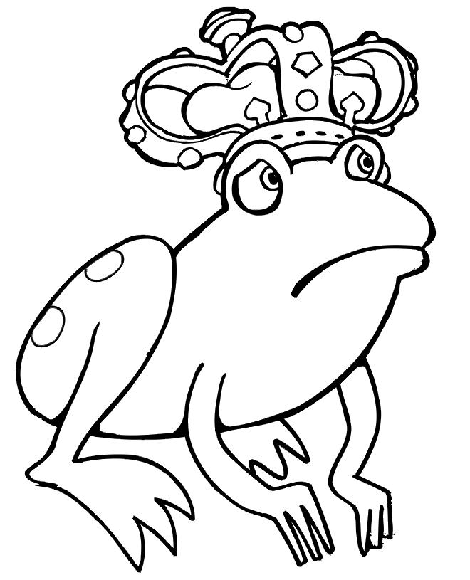 着色页: 青蛙 (动物) #7693 - 免费可打印着色页