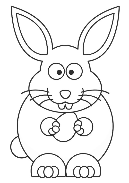 着色页: 野兔 (动物) #10082 - 免费可打印着色页