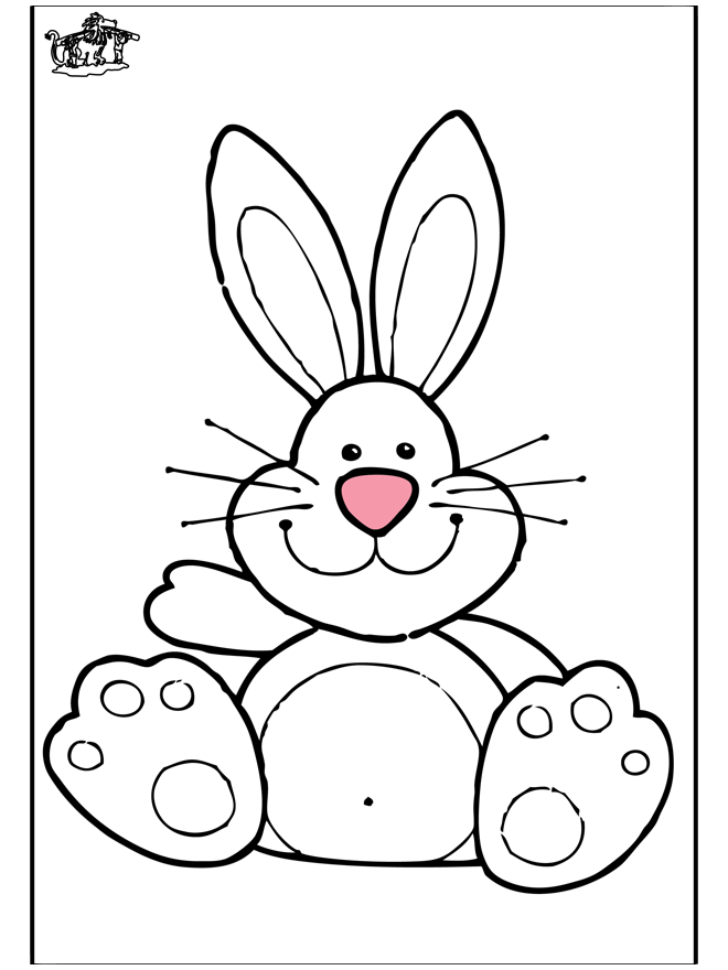 着色页: 野兔 (动物) #10091 - 免费可打印着色页