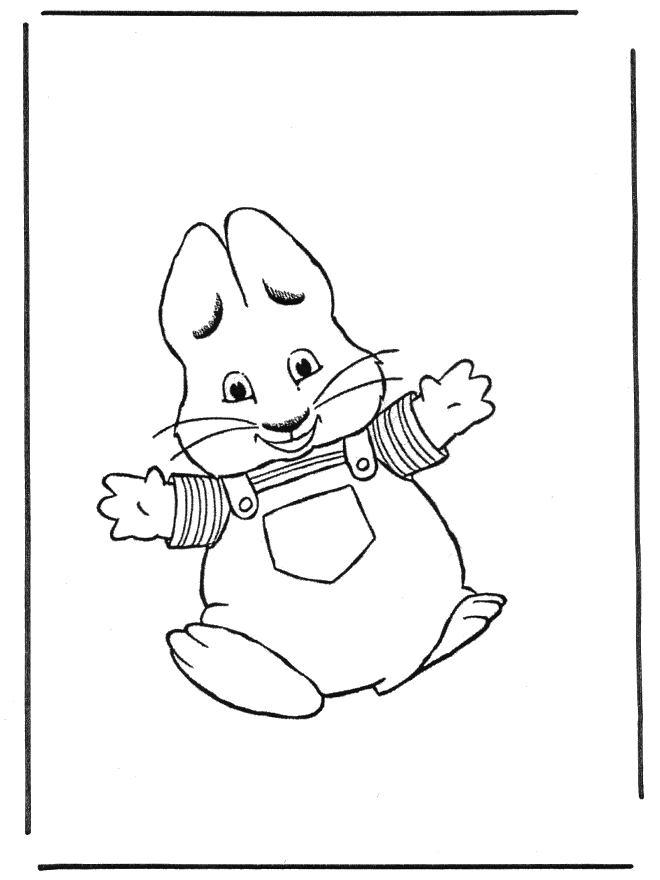 着色页: 野兔 (动物) #10096 - 免费可打印着色页