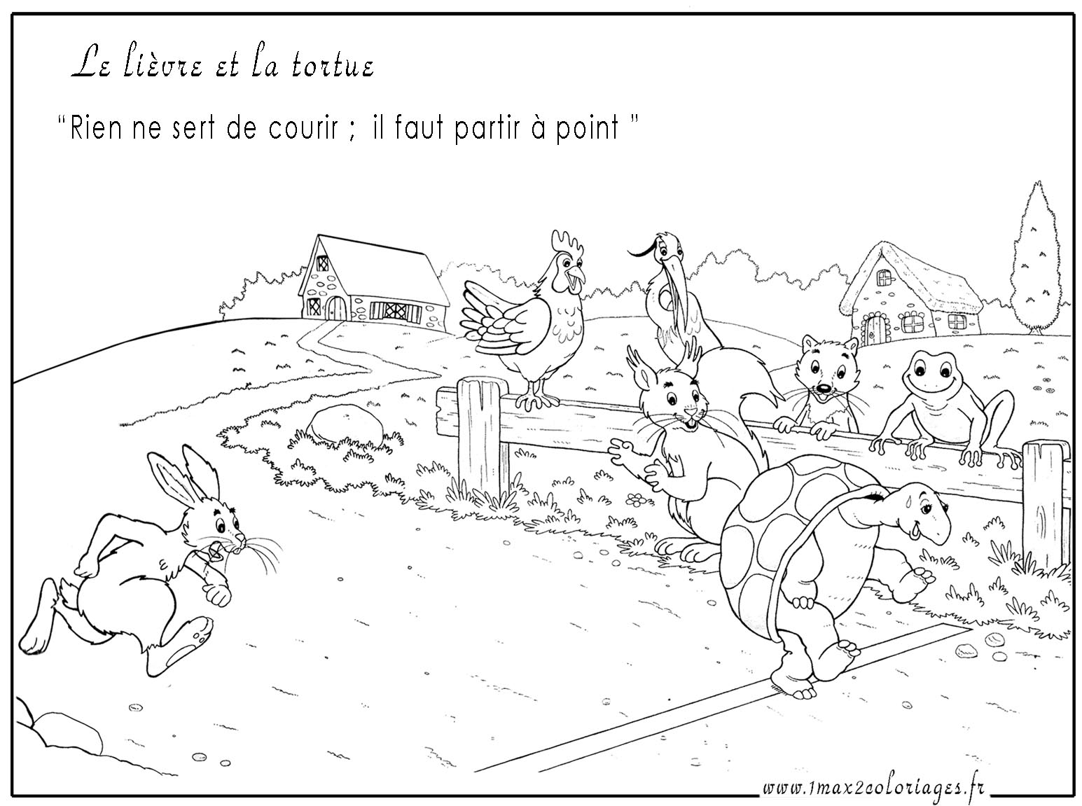 着色页: 野兔 (动物) #10137 - 免费可打印着色页