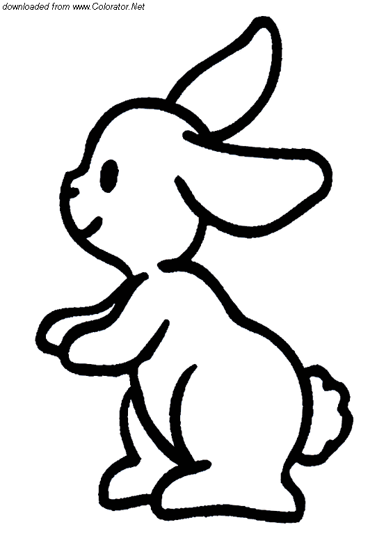 着色页: 野兔 (动物) #10158 - 免费可打印着色页