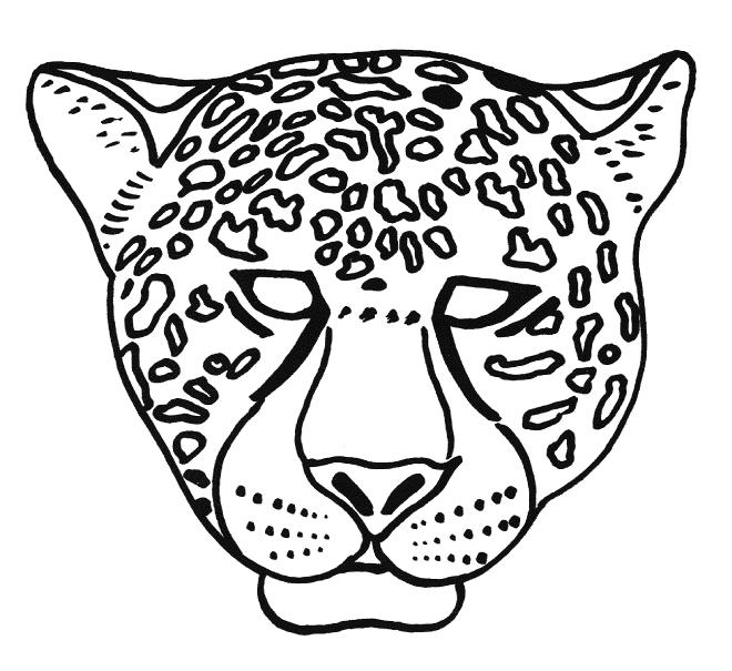 着色页: 捷豹 (动物) #9011 - 免费可打印着色页