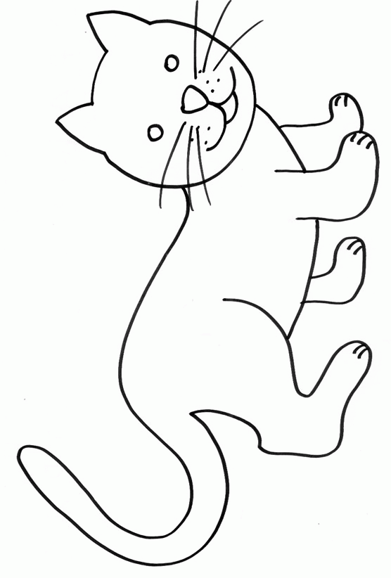 着色页: 小猫 (动物) #18070 - 免费可打印着色页