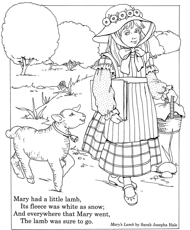 着色页: 羊肉 (动物) #261 - 免费可打印着色页