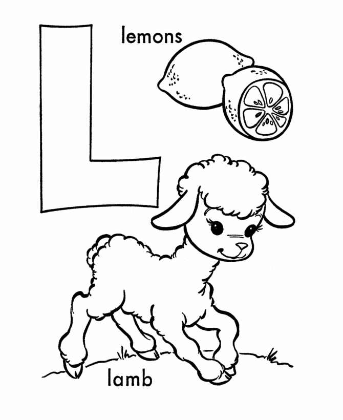 着色页: 羊肉 (动物) #267 - 免费可打印着色页