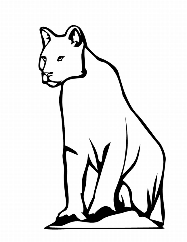 着色页: 豹 (动物) #9756 - 免费可打印着色页