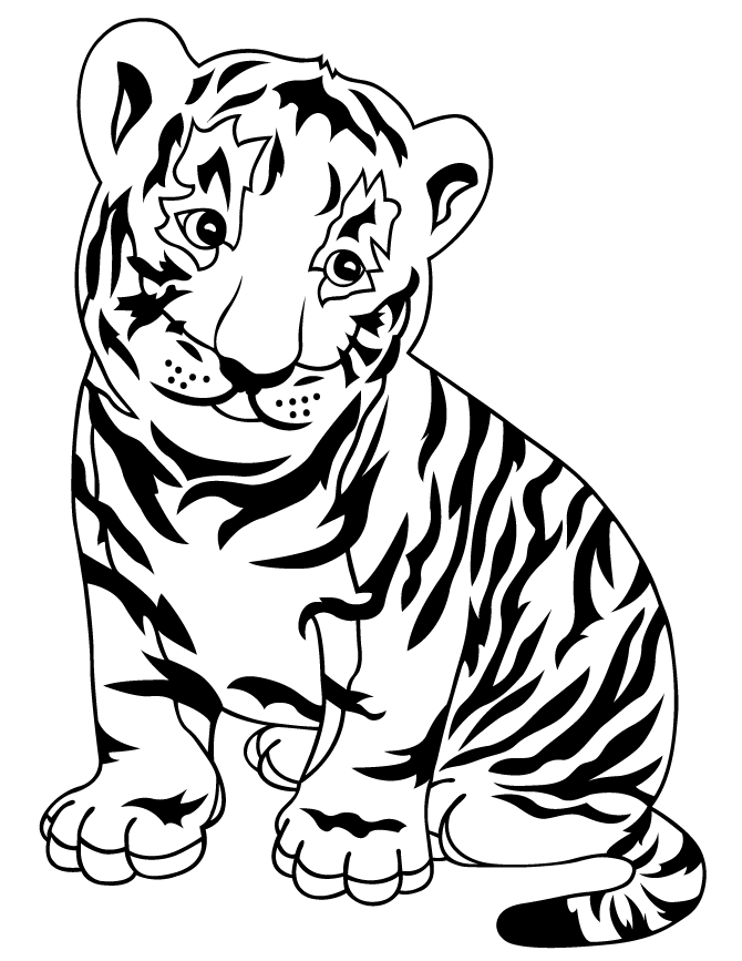 着色页: 豹 (动物) #9767 - 免费可打印着色页