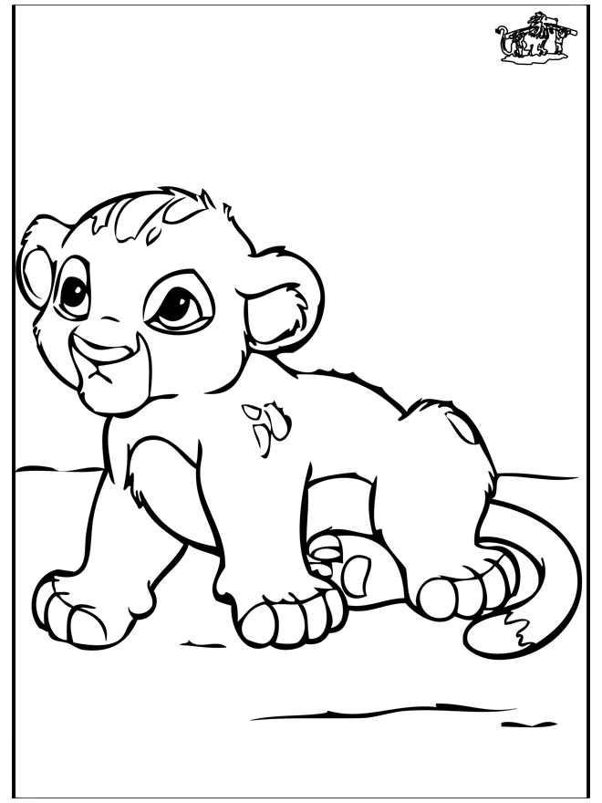 着色页: 豹 (动物) #9830 - 免费可打印着色页