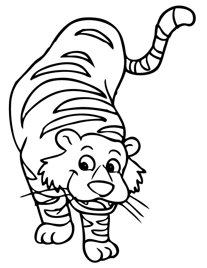 着色页: 豹 (动物) #9847 - 免费可打印着色页