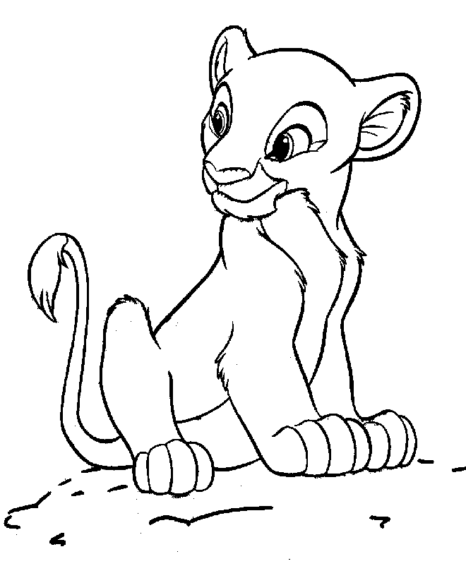 着色页: 狮子 (动物) #10258 - 免费可打印着色页