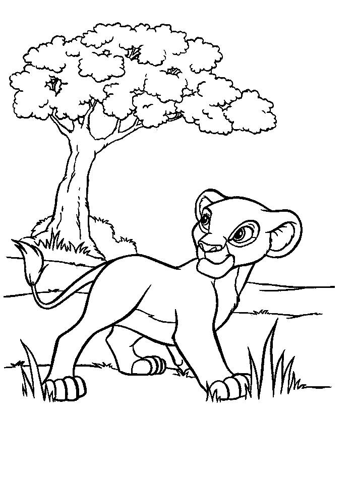 着色页: 狮子 (动物) #10263 - 免费可打印着色页