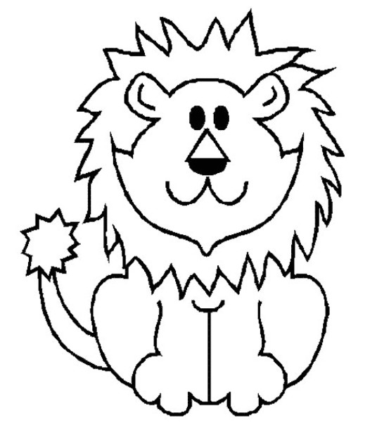 着色页: 狮子 (动物) #10281 - 免费可打印着色页