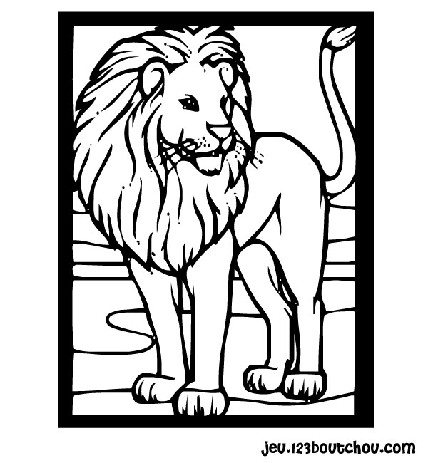 着色页: 狮子 (动物) #10289 - 免费可打印着色页