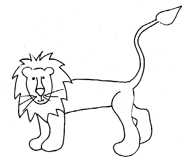 着色页: 狮子 (动物) #10290 - 免费可打印着色页